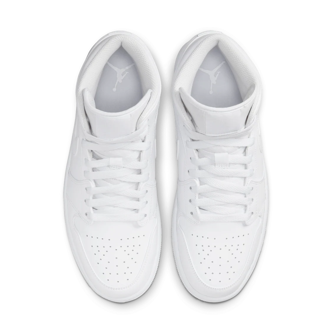 Air Jordan 1 Mid Triple White – Sneakers