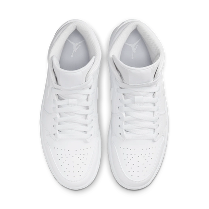 Air Jordan 1 Mid Triple White – Sneakers