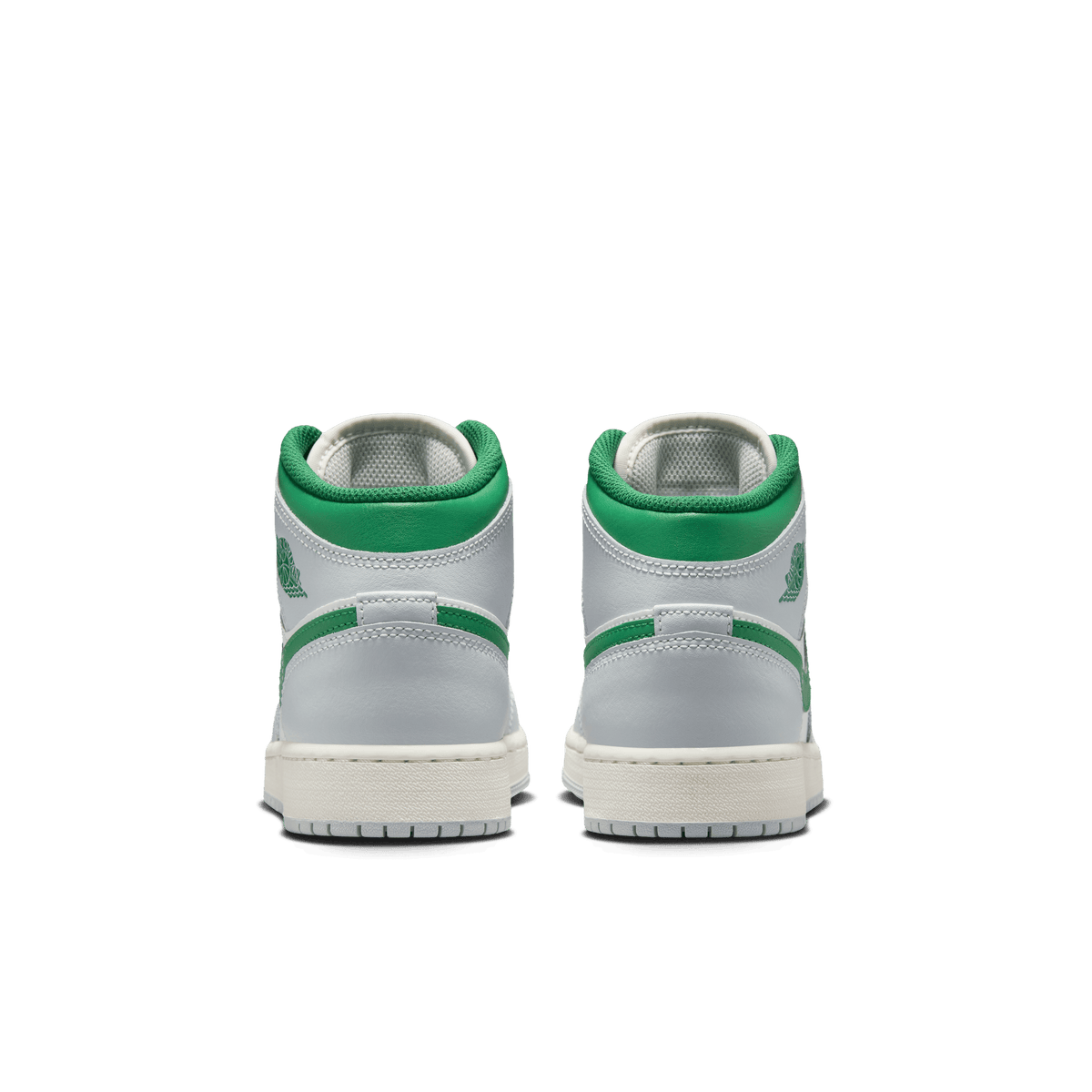 Jordan 1 Mid White Pure Platinum Pine Green (GS) – DQ8423-142-38 – product view 4