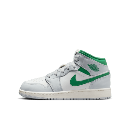 Jordan 1 Mid White Pure Platinum Pine Green (GS) – DQ8423-142-38.5 – product view 5