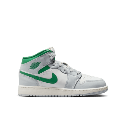 Jordan 1 Mid White Pure Platinum Pine Green (GS) – DQ8423-142-38 – product image