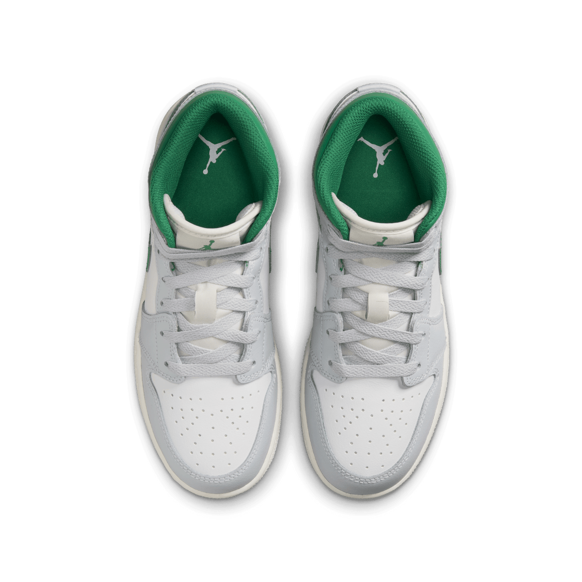 Jordan 1 Mid White Pure Platinum Pine Green (GS) – DQ8423-142-38 – product view 3