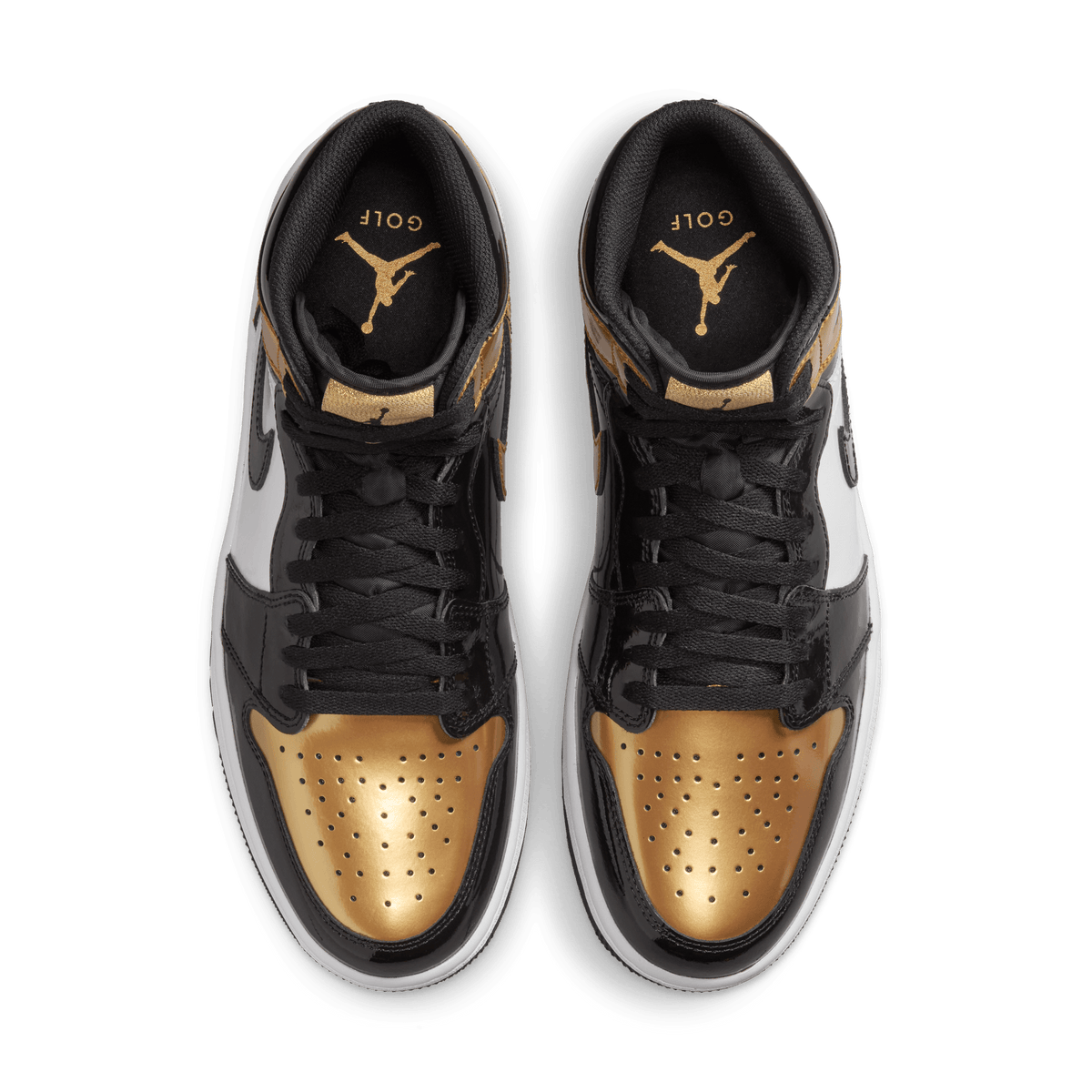 Jordan 1 Retro High Golf Patent Gold Toe – DQ0660-002-45.5 – product view 3