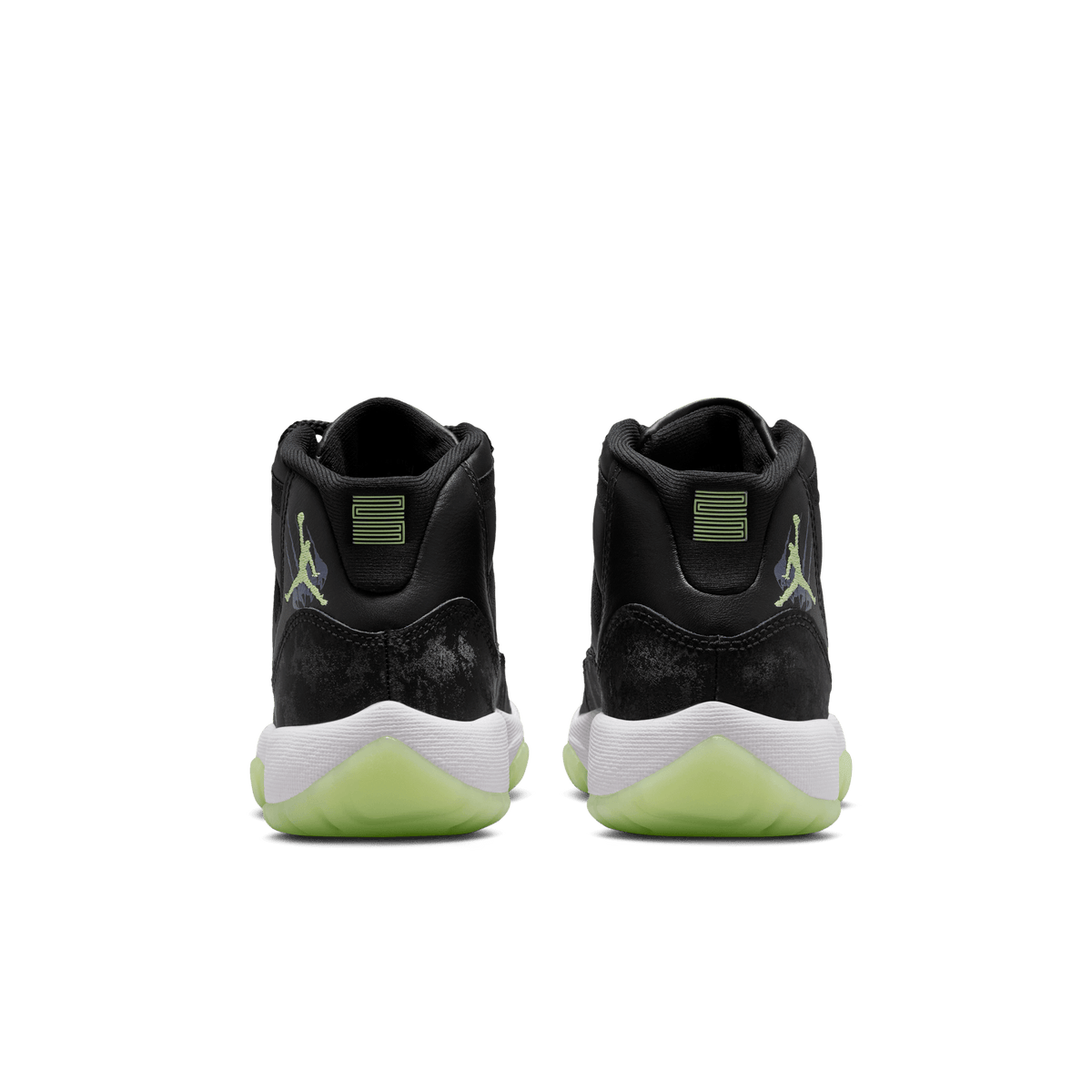 Jordan 11 Retro Black Barely Volt (GS) – IB1378-001-36.5 – product view 4