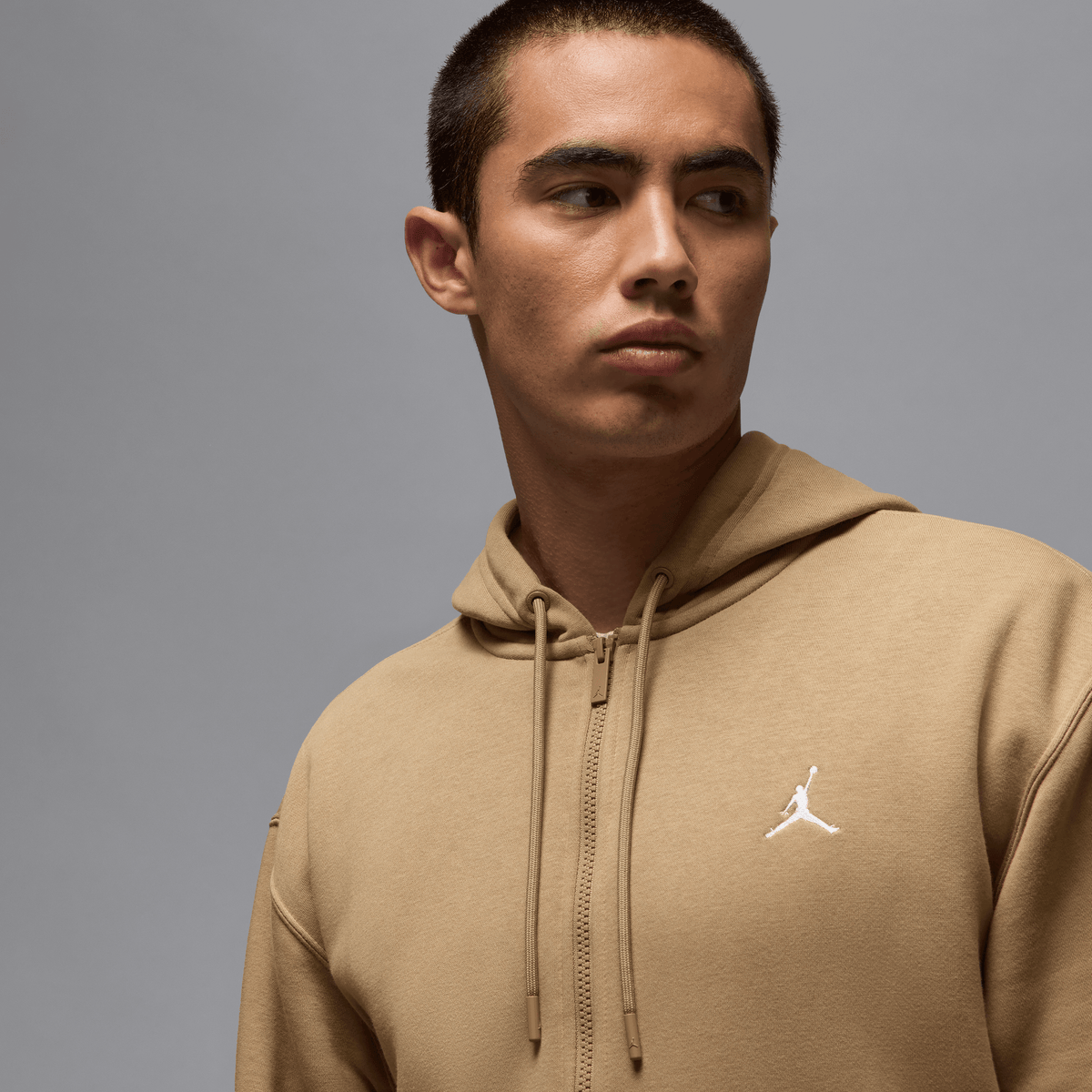 Jordan Brooklyn Fleece Men's Full-zip Hoodie Desert Camo/White – FV7289-257-XXL – product view 3