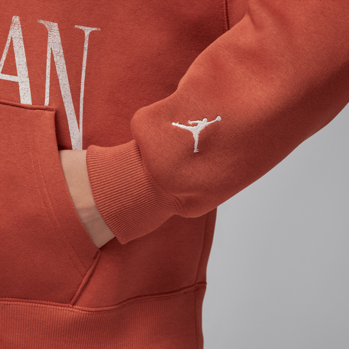 Jordan Brooklyn Fleece Women's Pullover Hoodie Dusty Peach/Sail – FN5434-209-XS – product view 4