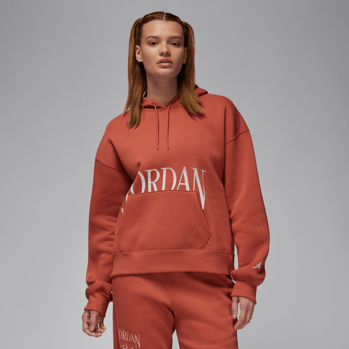 Jordan Brooklyn Fleece Women's Pullover Hoodie Dusty Peach/Sail – FN5434-209-XS – product image