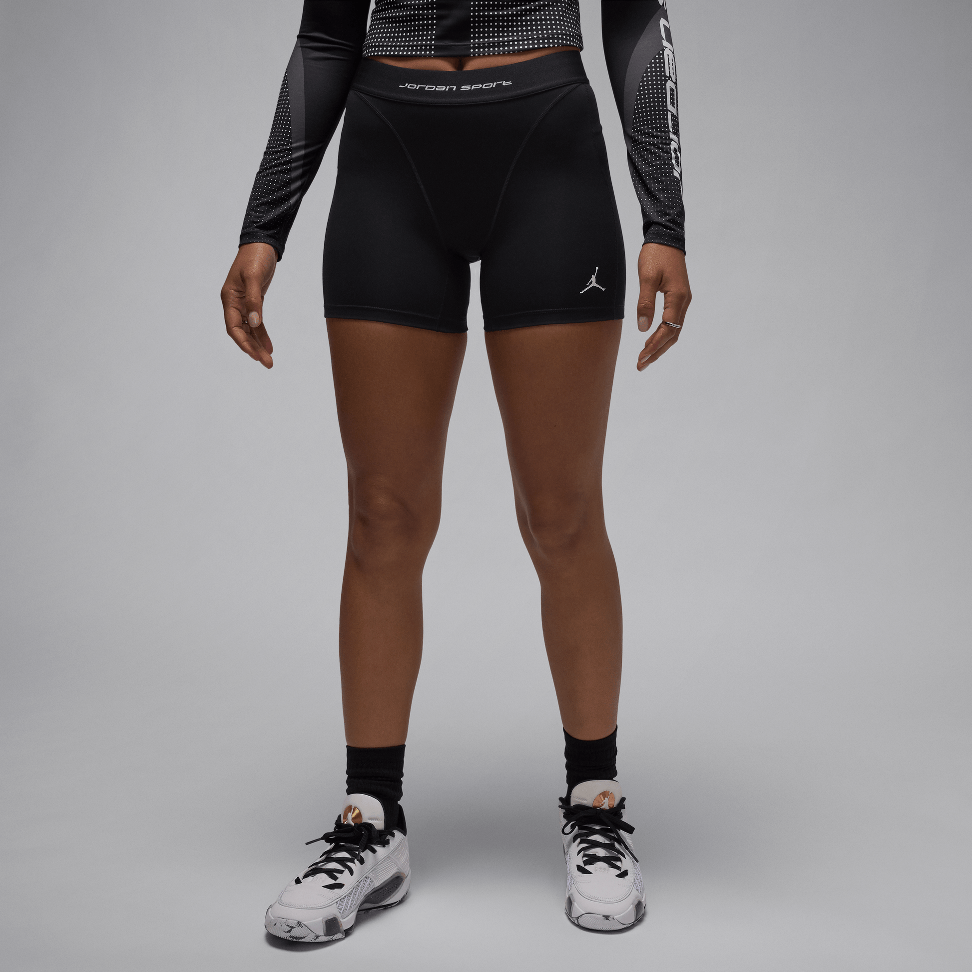 Jordan Sport Leak Protection: Period Women's Shorts Black/White – HF9483-010-XS – product image