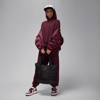 Jordan Sport Women's Graphic Fleece Hoodie Night Maroon/Stealth – FN5125-681-XS – product view 5