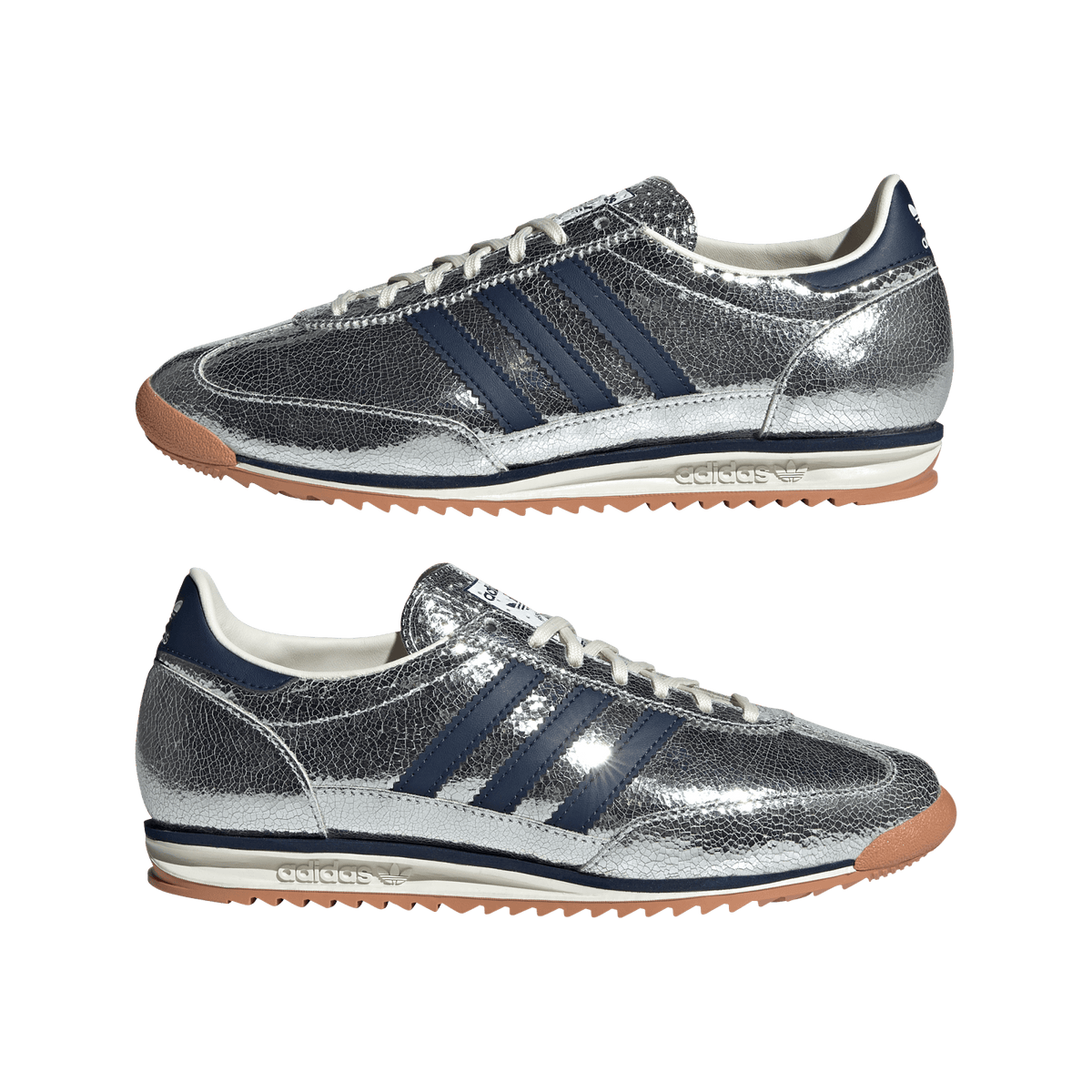 adidas SL 72 OG Silver Metallic Collegiate Navy (Women's) – JH8654-40-2-3 – product view 2