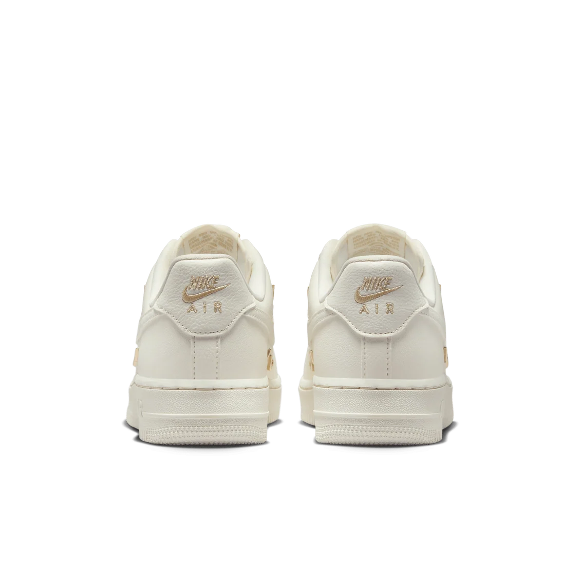 Nike Air Force 1 ’07 LX CN Sail Gold Mini Swooshes – Women’s Sneakers