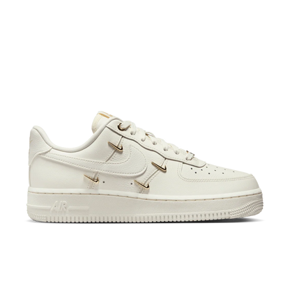 Nike Air Force 1 ’07 LX CN Sail Gold Mini Swooshes – Women’s Sneakers