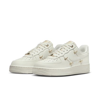 Nike Air Force 1 ’07 LX CN Sail Gold Mini Swooshes – Women’s Sneakers