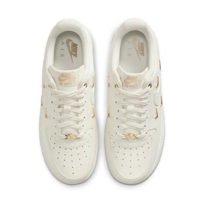 Nike Air Force 1 ’07 LX CN Sail Gold Mini Swooshes – Women’s Sneakers