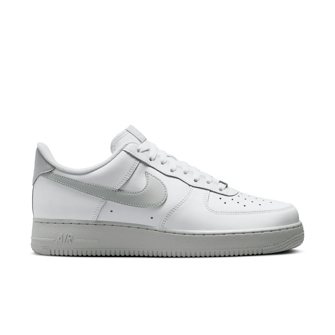 Nike Air Force 1 '07 Summit White Strata Grey FJ4146-128 side view