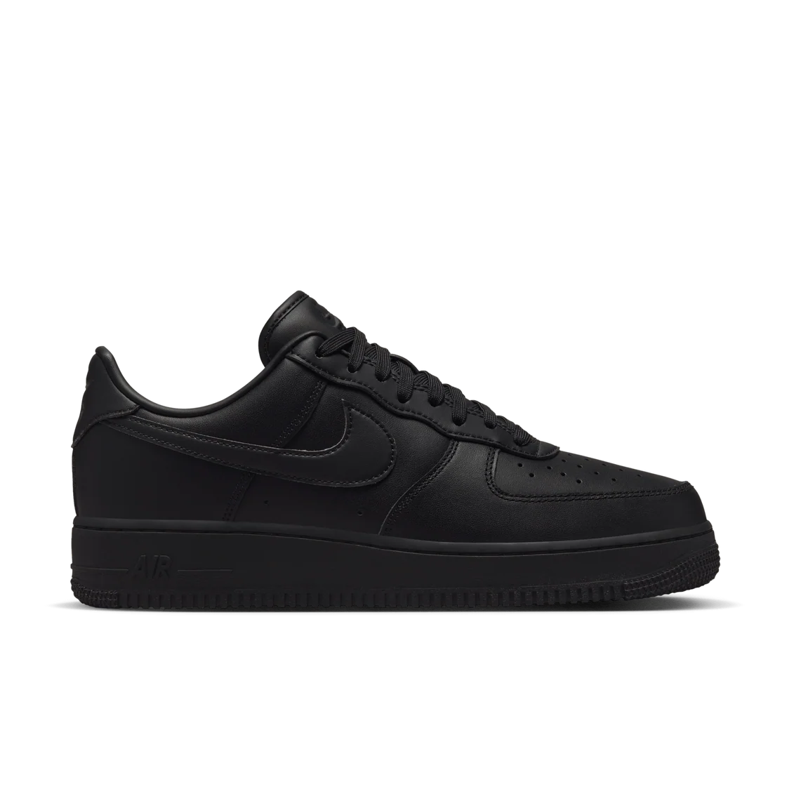 Nike Air Force 1 Low '07 Fresh Black Anthracite DM0211-001 side view