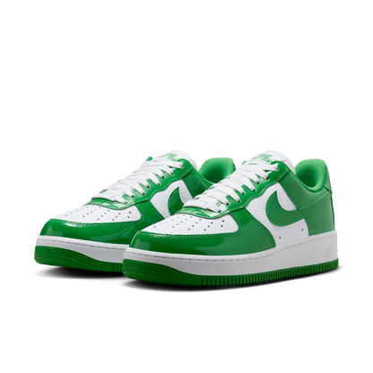 Nike Air Force 1 Low '07 Kelly Green Patent Women's patent leather detail