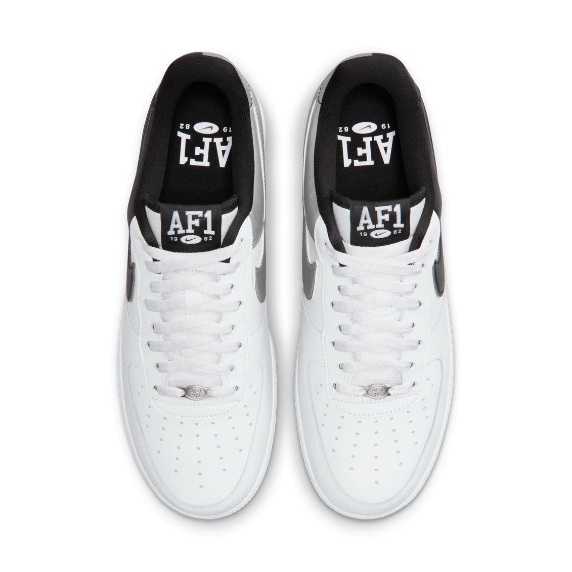 Nike Air Force 1 Low '07 LV8 Metallic Silver White Black