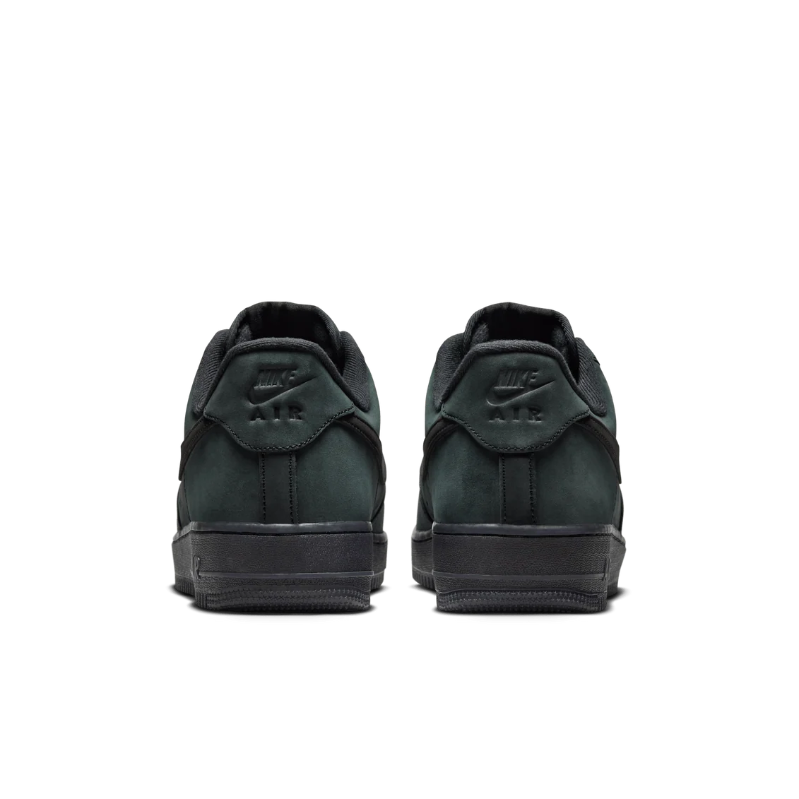 Nike Air Force 1 Low '07 WB Triple Black Nubuck CJ9179-001 sneaker detail
