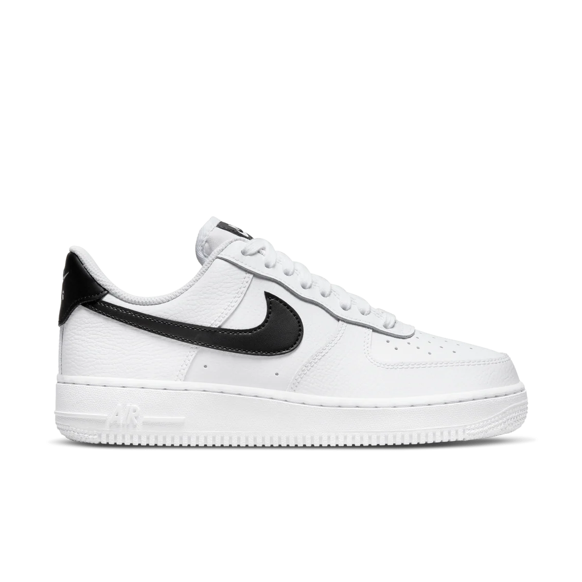 Nike Air Force 1 Low '07 White Black Pebbled Leather