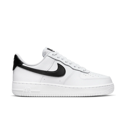 Nike Air Force 1 Low '07 White Black Pebbled Leather
