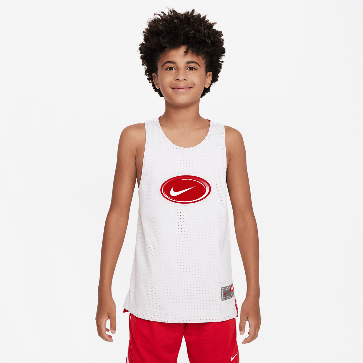 Nike Culture of Basketball Older Kids' Reversible Jersey White/University Red/University Red – FN8348-100-XS – product image