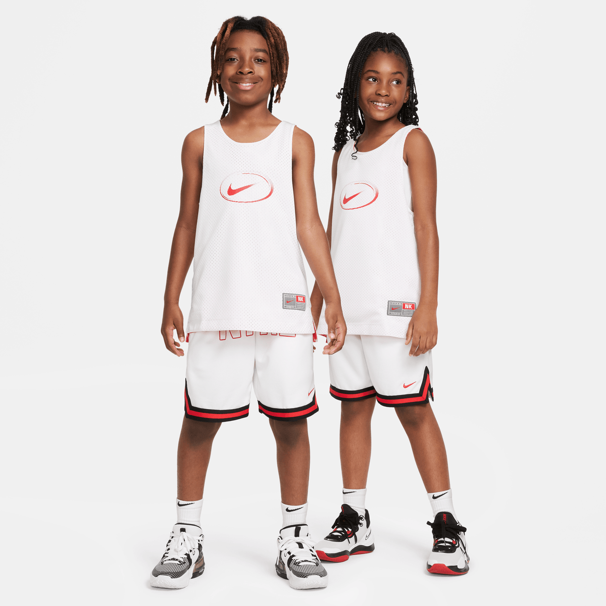Nike Culture of Basketball Older Kids' Reversible Jersey White/University Red/University Red – FN8348-100-XS – product view 3