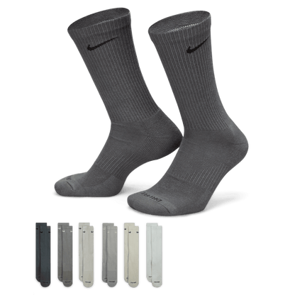 Nike Everyday Plus Cushioned Training Crew Socks 6-Pack – SX6897-991-M – product image
