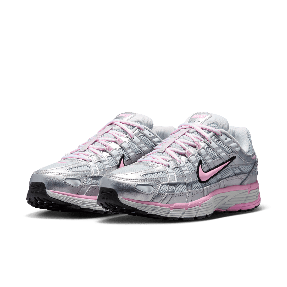Nike P-6000 Pure Platinum Metallic Silver Black Pink (Women's) – BV1021-020-39 – product view 2