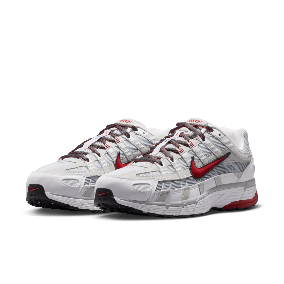 Nike P-6000 White Platinum Red