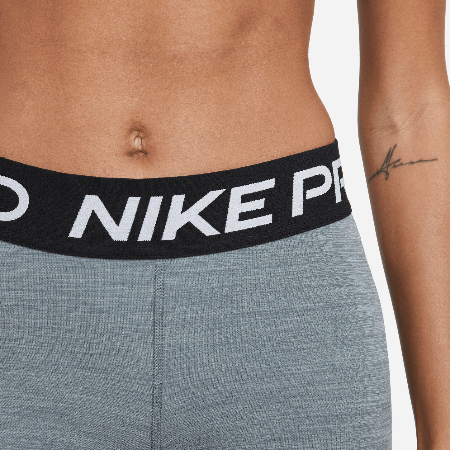 Nike Pro Women's 3" Shorts Smoke Grey/Heather/Black/Black – CZ9857-084-XL – product view 4