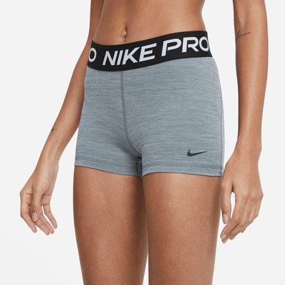 Nike Pro Women's 3" Shorts Smoke Grey/Heather/Black/Black – CZ9857-084-XL – product view 3
