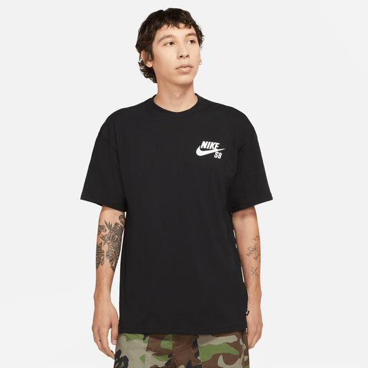 Nike SB Logo Skate T-Shirt Black/White – DC7817-010-M – product image