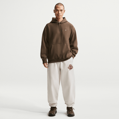 Nike Solo Swoosh Men's Pullover Hoodie Dark Hazel/White – HV1082-212-S – product image