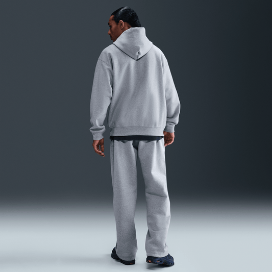 Nike Solo Swoosh Pullover Hoodie 'Dark Grey Heather/Light Smoke Grey/White' – HV1082-063-S – product image