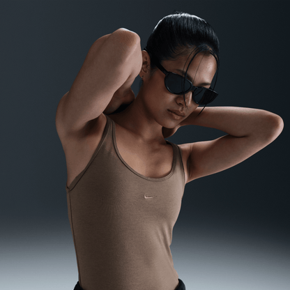 Nike Sportswear Chill Knit Women's Tank Top Mink Brown – FZ1457-233-L – product view 4