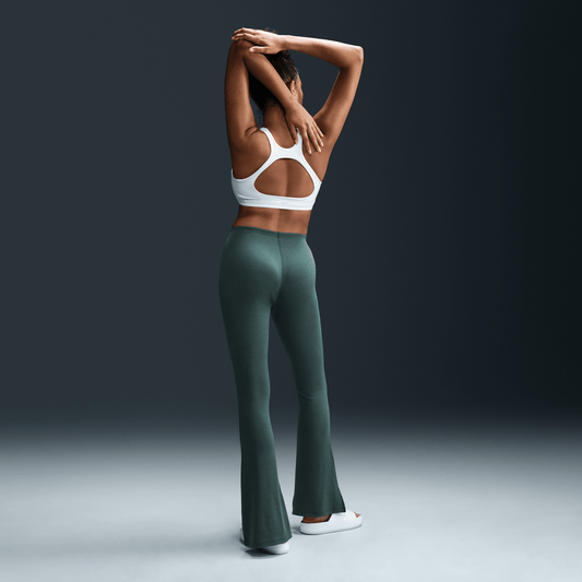 Nike Sportswear Chill Knit Women's Tight Mini-Rib Flared Leggings Vintage Green/Sail – FQ2113-338-XS – product view 2