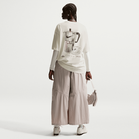 Nike Sportswear Classic Women's Oversized Short-Sleeve T-Shirt Sail/Dark Hazel/Dark Hazel – IQ1091-133-M – product view 2