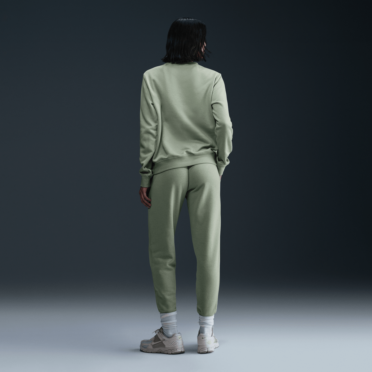 Nike Sportswear Club Fleece Women's Mid-Rise Joggers Jade Horizon – FV8062-370-M – product view 2