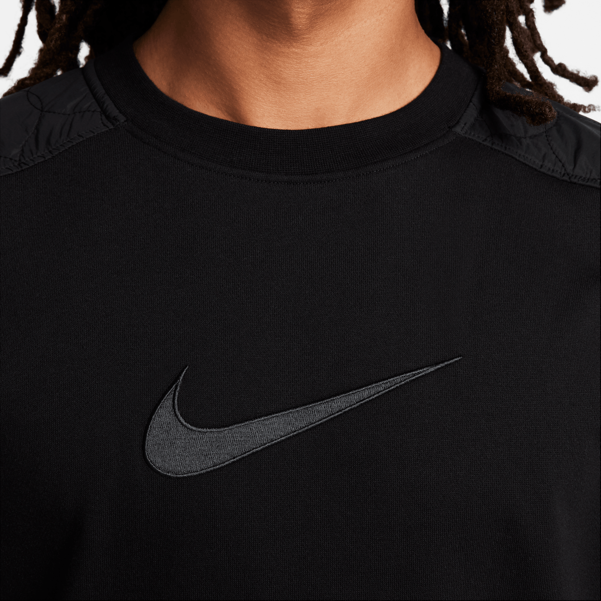 Nike Standard Issue Men's Basketball Crew-Neck Sweatshirt Black/Anthracite – FN2667-010-S – product view 4