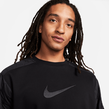 Nike Standard Issue Men's Basketball Crew-Neck Sweatshirt Black/Anthracite – FN2667-010-S – product view 3