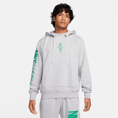 Nike Standard Issue Men's Dri-FIT Pullover Hoodie Wolf Grey/Stadium Green – FN2702-012-M – product image