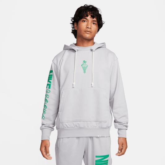Nike Standard Issue Men's Dri-FIT Pullover Hoodie Wolf Grey/Stadium Green – FN2702-012-M – product image