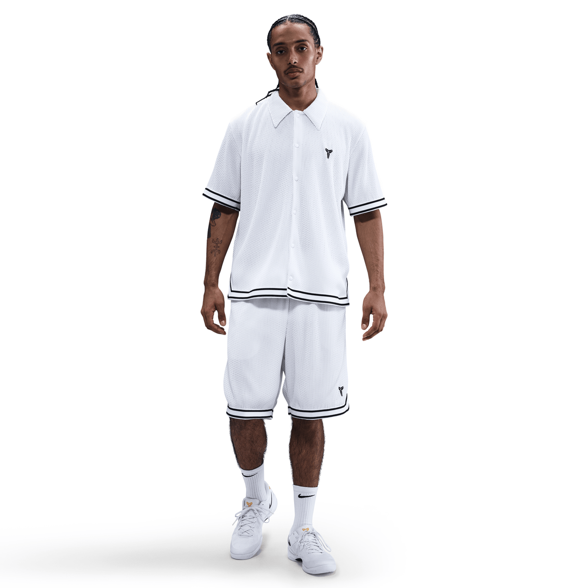 Nike What The Kobe Pleated S/S Top White – IB0020-100-XS – product image