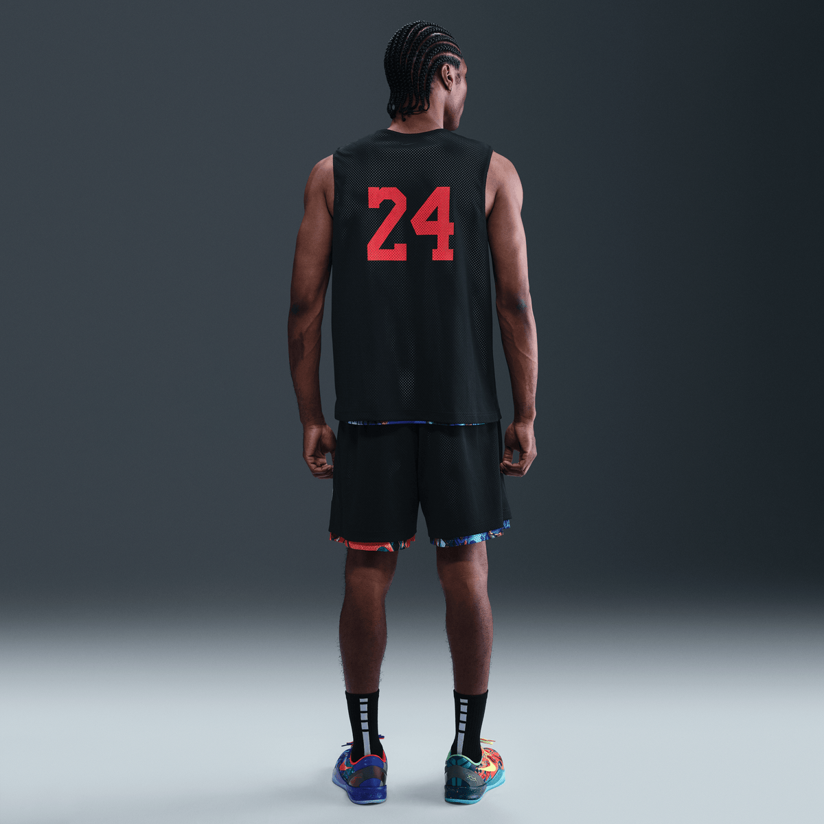 Nike What The Kobe Reversible Jersey Black/Bright Crimson – HJ4207-010-S – product view 2