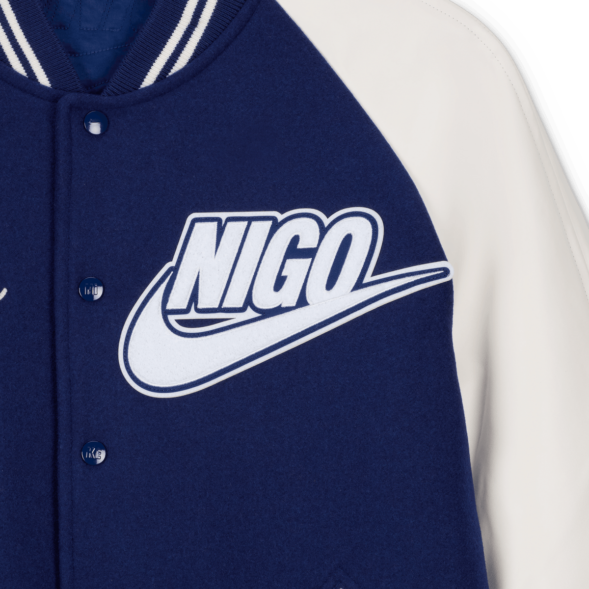 Nike x Nigo NRG Varsity Jacket Navy – FV5670-492-S – product view 3