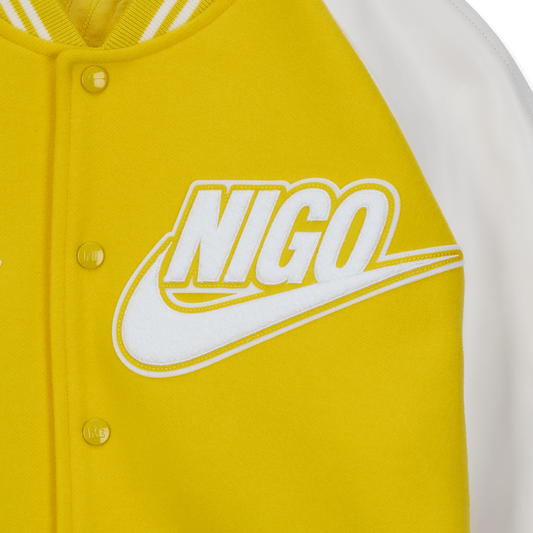 Nike x Nigo NRG Varsity Jacket Yellow – FV5670-735-L – product view 2