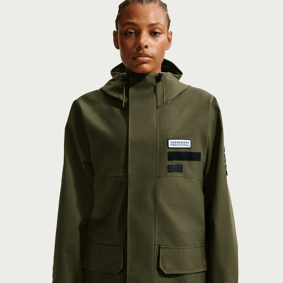 Nike x Tom Sachs Men's Hooded Jacket Olive Canvas/Black – DC5702-334-S – product image
