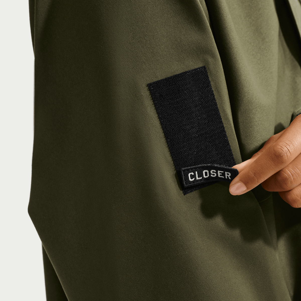 Nike x Tom Sachs Men's Hooded Jacket Olive Canvas/Black – DC5702-334-S – product view 2