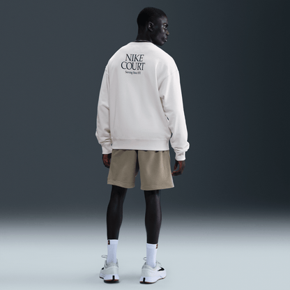 NikeCourt Men's French Terry Crewneck Top Phantom – IQ6556-030-M – product image